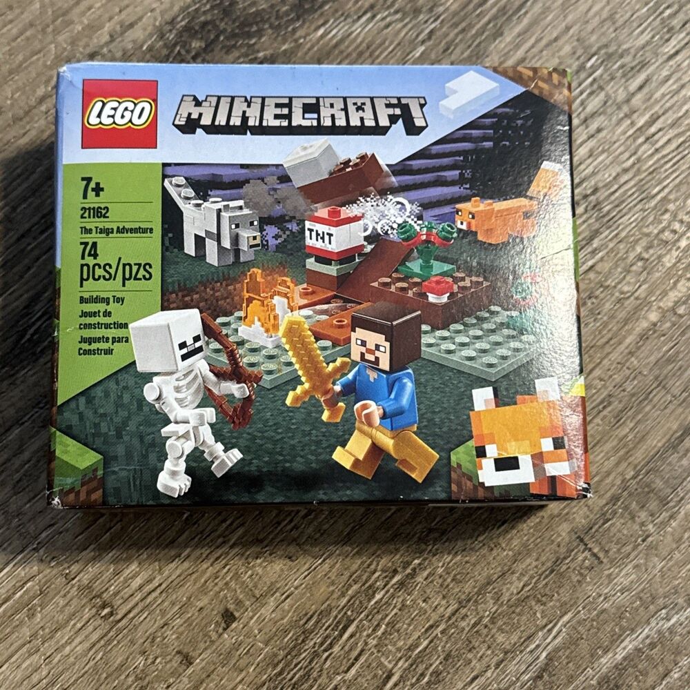 Retired LEGO 21162 Minecraft The Taiga Adventure New Sealed Box
